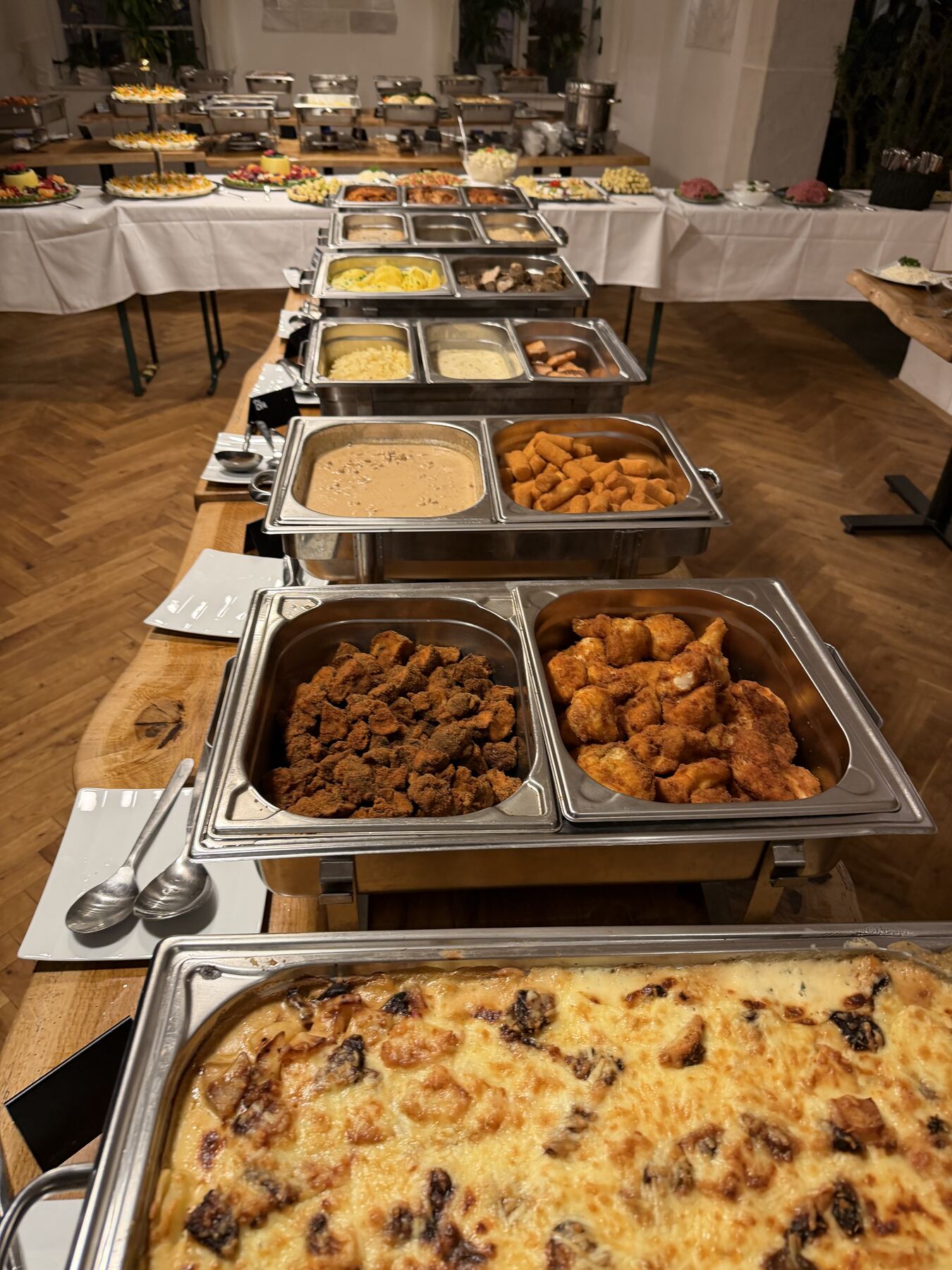 Buffet für eine Feier